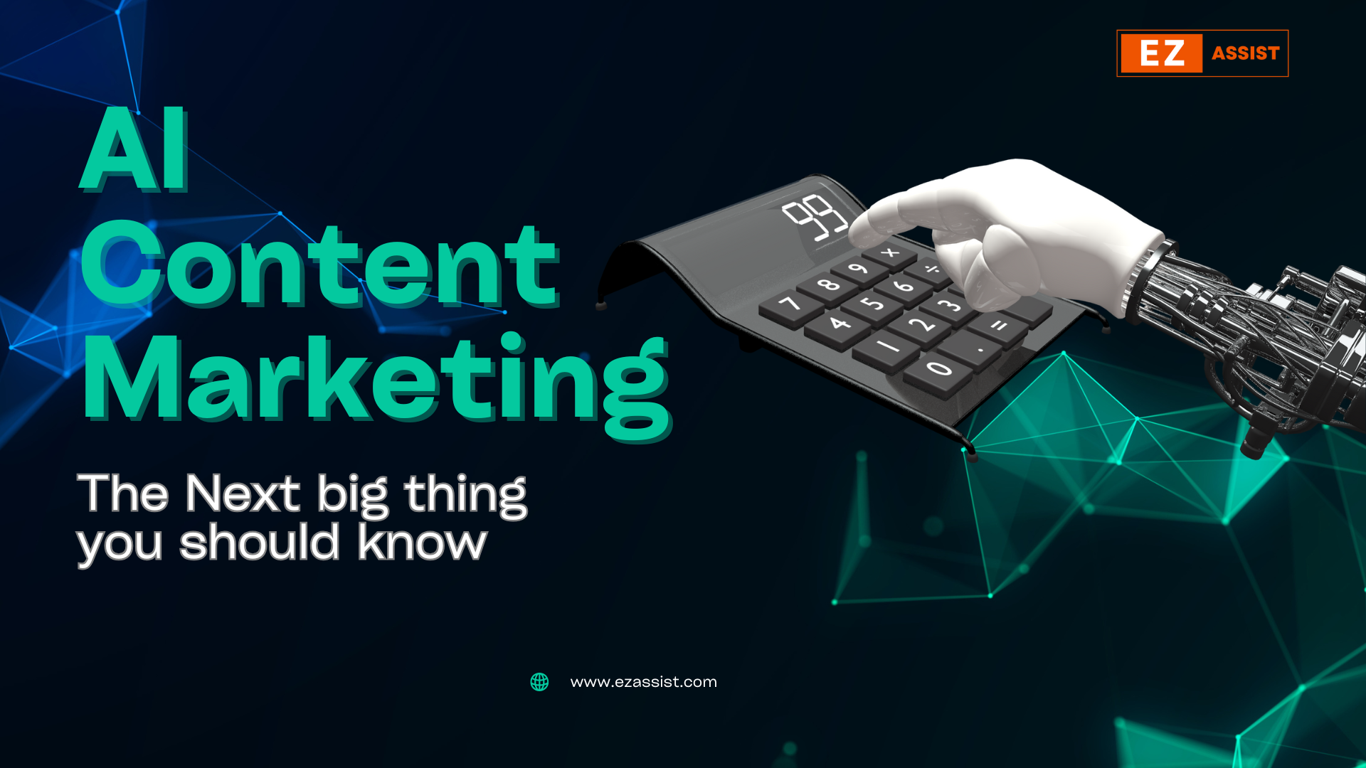 illustration image of AI in Content Marketing title